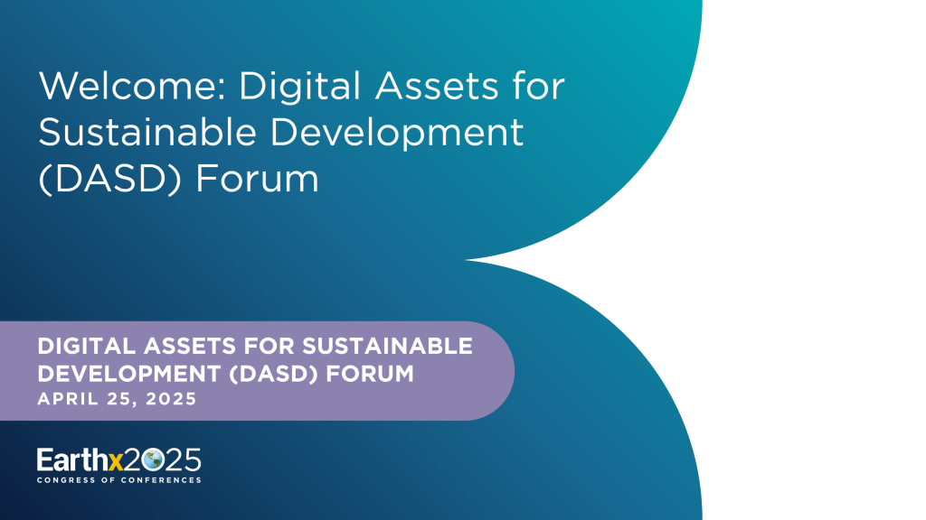 Welcome: Digital Assets for Sustainable Development (DASD) Forum