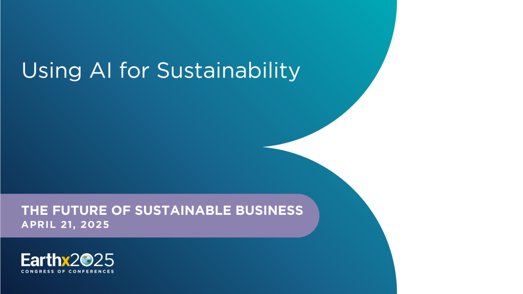 Using AI for Sustainability