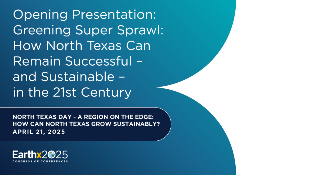 Opening Presentation: Greening Super Sprawl –  4/21