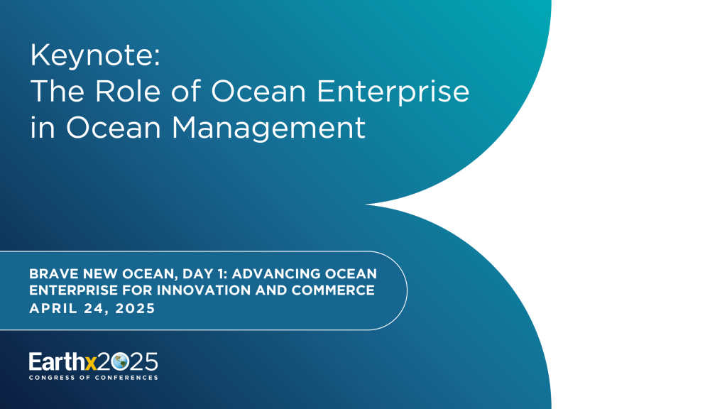 Keynote: The Role of Ocean Enterprise in Ocean Management